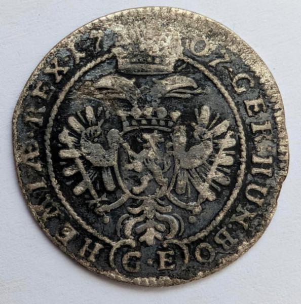 Bohemija 3 kreuceriai 1707