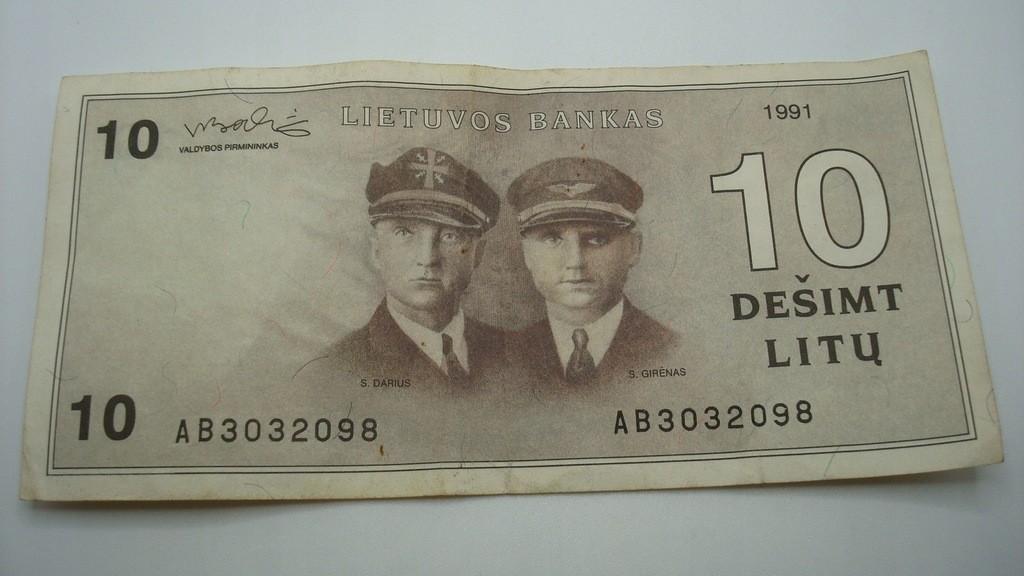 10 litų 1991 m.