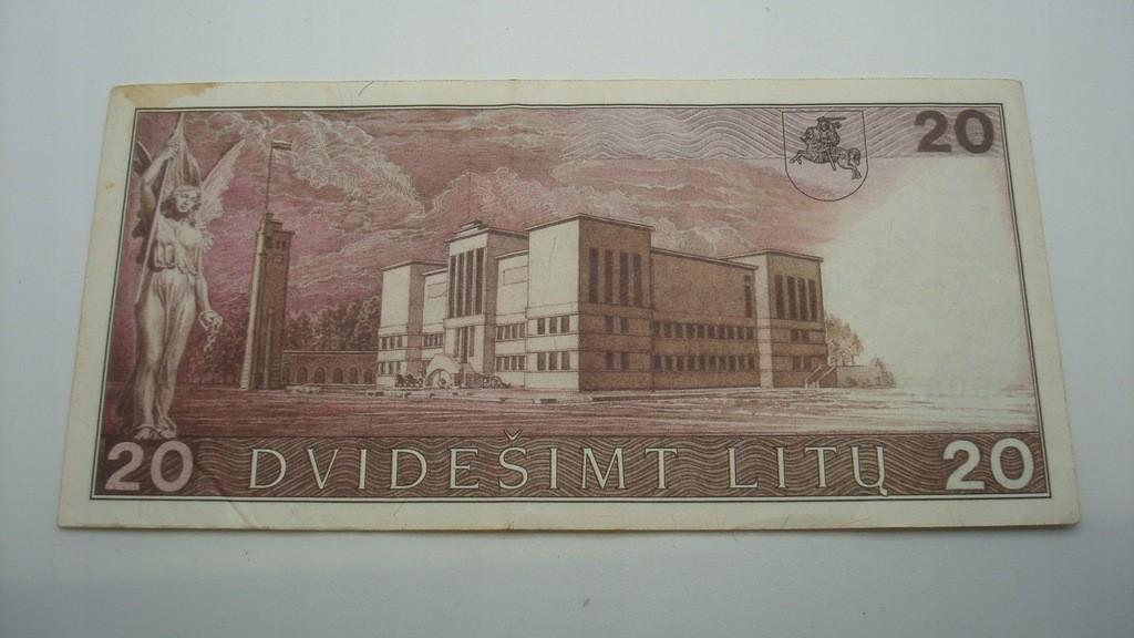 20 litų 1991 m.