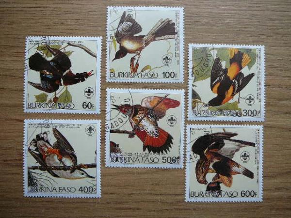 Burkina Faso 1985 Pauksciai Skautai antsp. #1