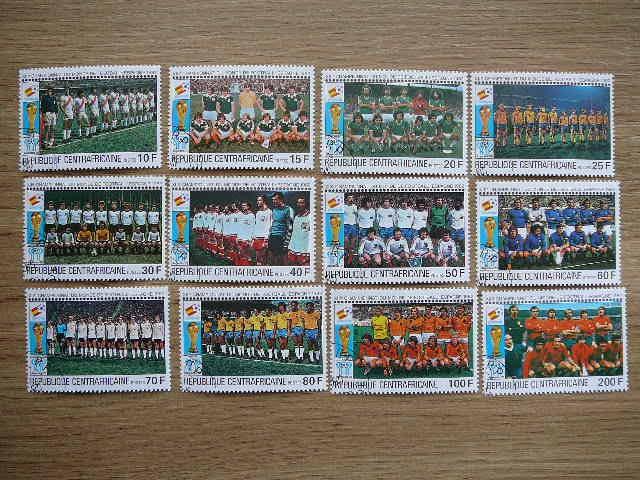 Central African Rep. 1981 Futbolas antsp. 