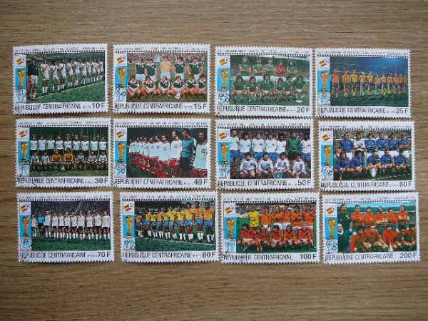 Central African Rep. 1981 Futbolas antsp. 