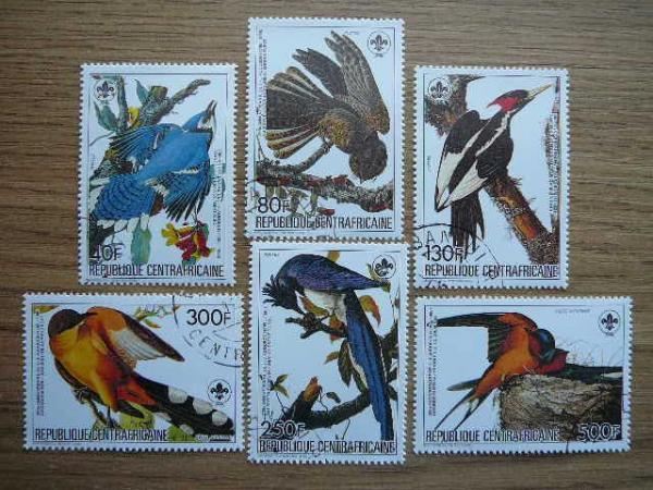 Central African Rep. 1985 Pauksciai antsp. #1