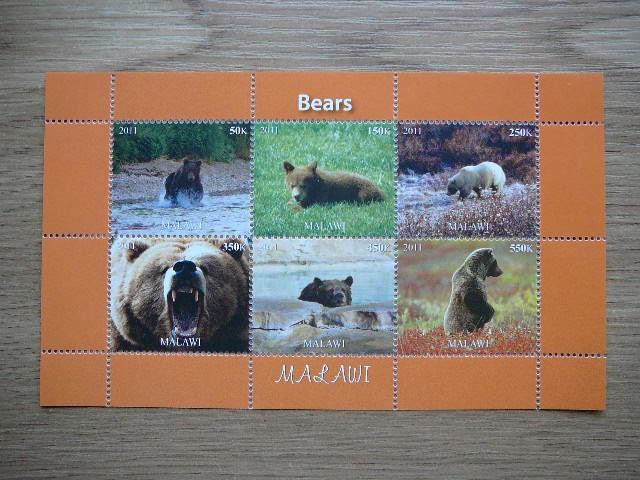 Malavis 2011 Meskos svarus MNH #38