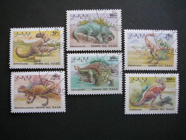 Sahara 1992 Dinozaurai antsp.