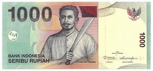 Indonezija. 1000 rupijų ( 2013/ 2000 ) AU