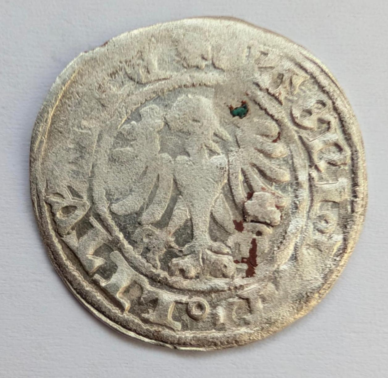 Aleksandro Jogailaičio gotikinis pusgrašis 1495-1596