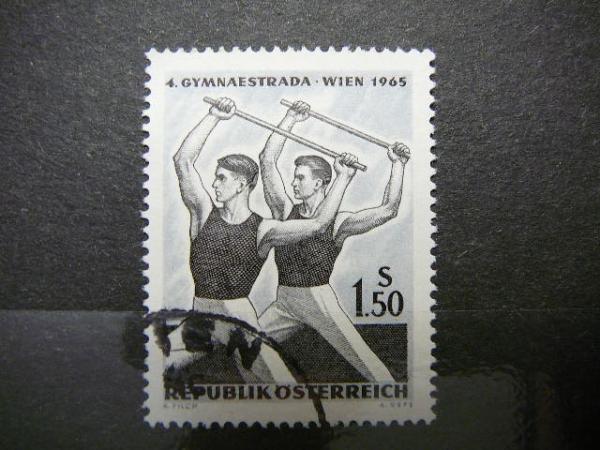 Austrija 1965 1190 Gimnastika(Vyrai) antsp. #