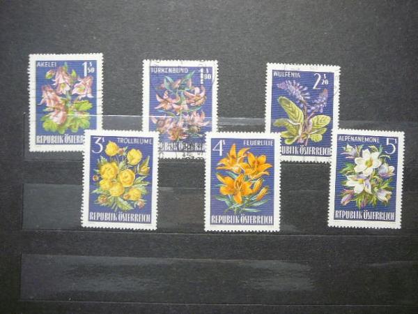 Austrija 1966 1209/4 Alpiu geles antsp. MNH #