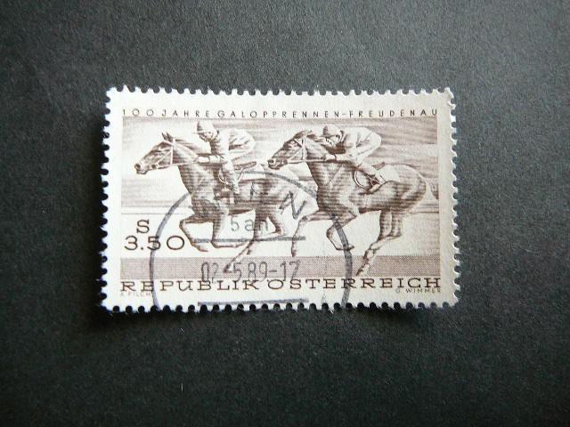 Austrija 1968 1265 Arkliai Raiteliai antsp. #