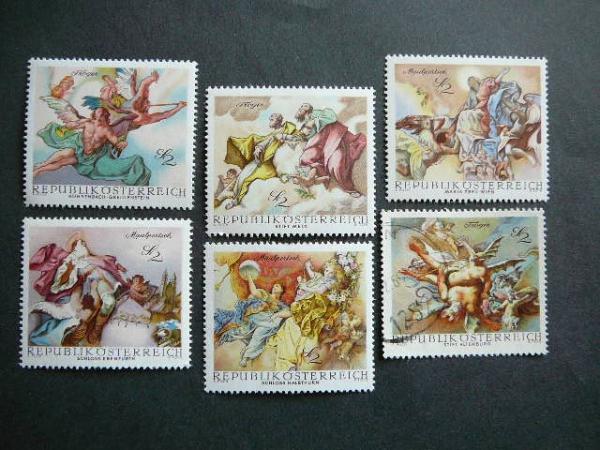 Austrija 1968 1278/3 Daile svarus,antsp. #