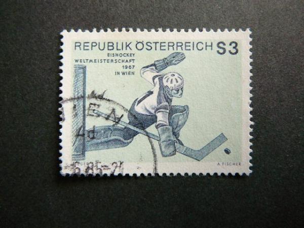 Austrija 1967 1235 Sportas Ledo ritulys antsp. #