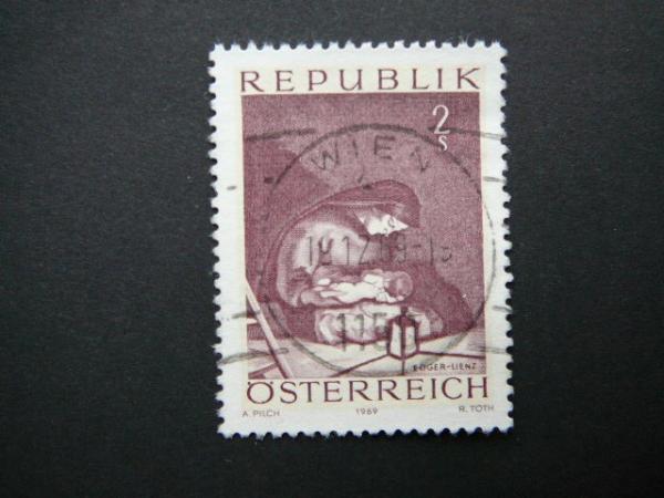 Austrija 1969 1318 Sventos Kaledos antsp. #
