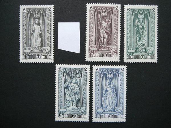 Austrija 1969 1284/9 Menas svarus #