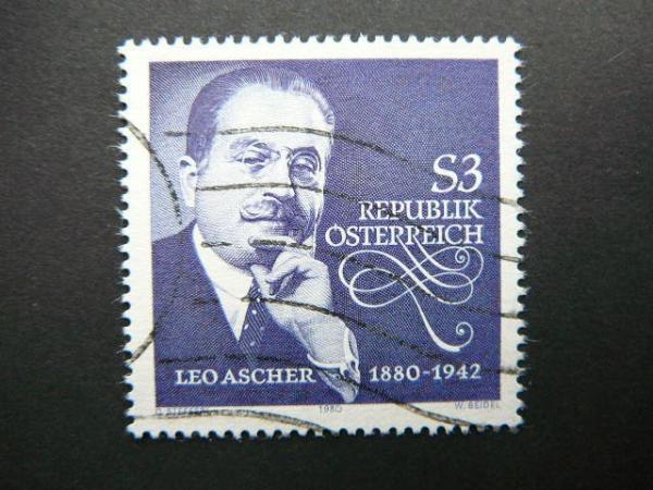 Austrija 1980 1650 Kompozitorius antsp. #