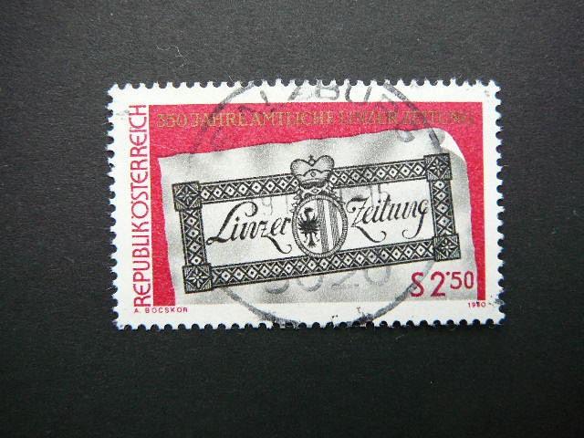 Austrija 1980 1657 Laikrastis antsp. #