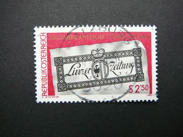 Austrija 1980 1657 Laikrastis antsp. #