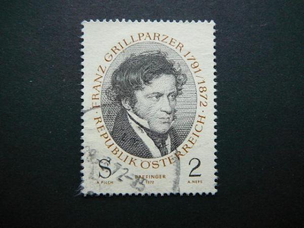 Austrija 1972 1381 Rasytojas antsp. #