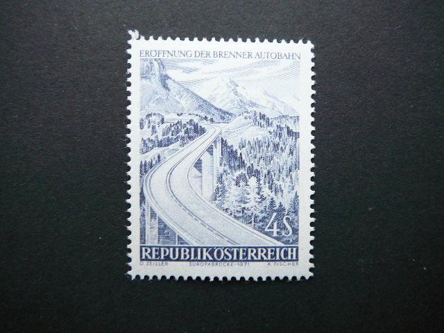 Austrija 1971 1372 Kelias Kalnai svarus #