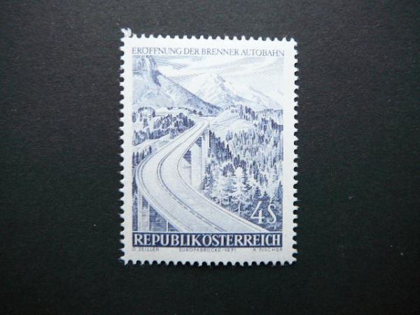 Austrija 1971 1372 Kelias Kalnai svarus #