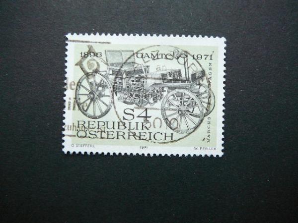 Austrija 1971 1371 Automobiliai antsp. #