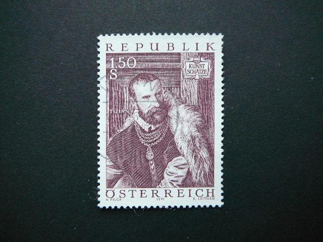 Austrija 1971 1360 Daile Ticianas antsp. #
