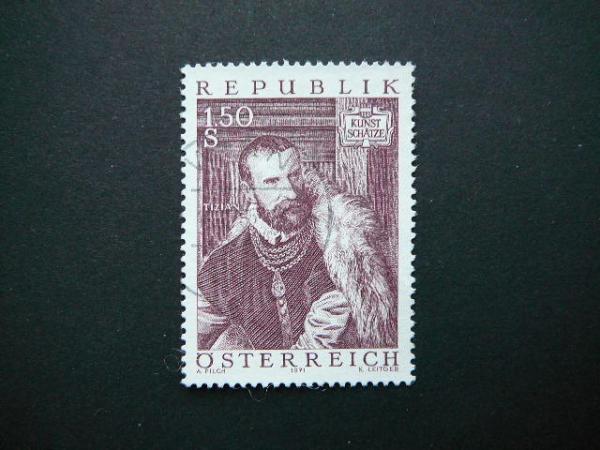 Austrija 1971 1360 Daile Ticianas antsp. #