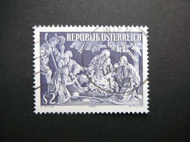 Austrija 1970 1349 Sventos Kaledos antsp. #