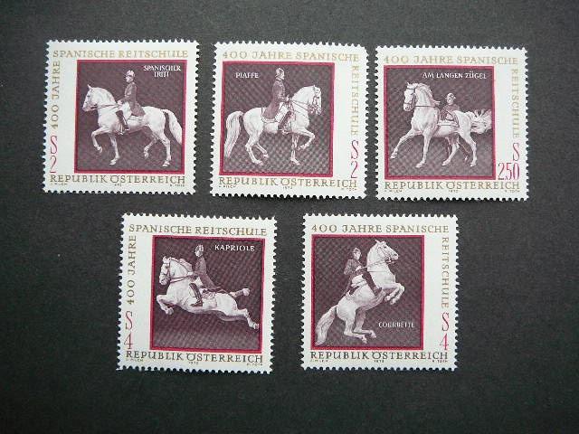 Austrija 1972 1395/ Arkliai Raiteliai svarus #