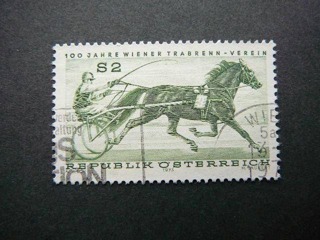 Austrija 1973 1426 Arkliai Lenktynes antsp. #