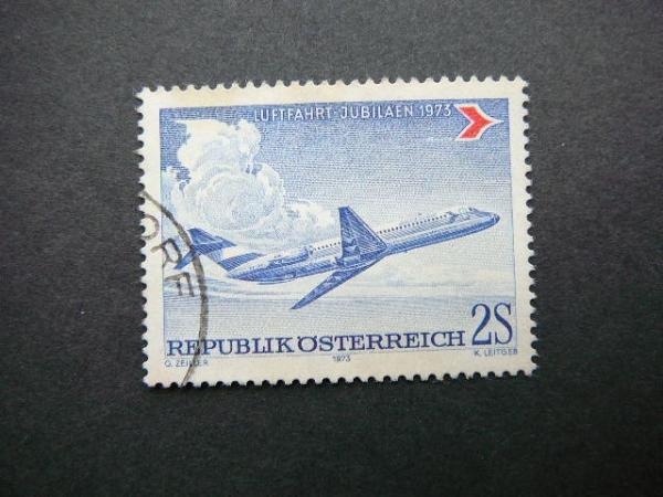 Austrija 1973 1413 Lektuvas antsp. #