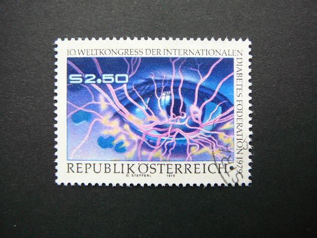 Austrija 1979 1618 Medicina Diabetas antsp. #