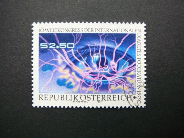Austrija 1979 1618 Medicina Diabetas antsp. #