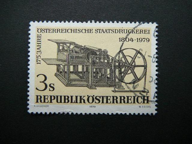 Austrija 1979 1620 Spausdinimo masina antsp. #