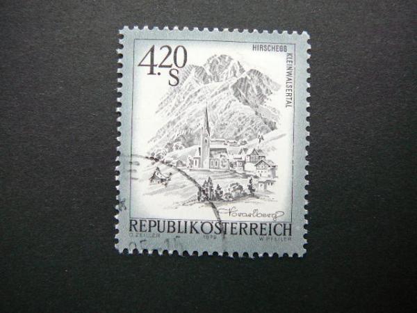 Austrija 1979 1612 Kalnai Baznycia antsp. #