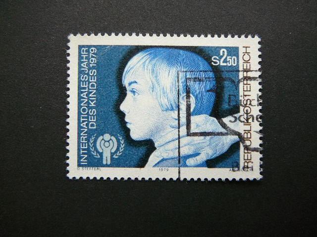 Austrija 1979 1597 Vaiko Metai Ranka antsp. #