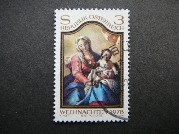 Austrija 1978 1591 Sventos Kaledos antsp. #