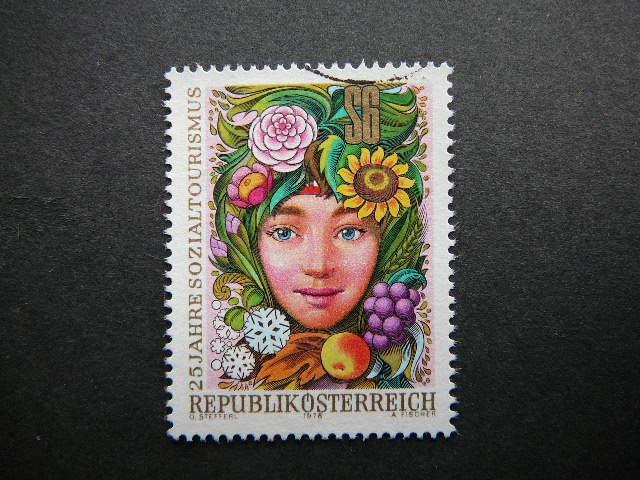 Austrija 1978 1577 Geles Moteris antsp. #