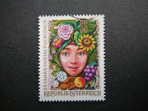 Austrija 1978 1577 Geles Moteris antsp. #