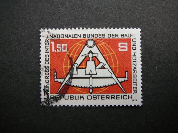 Austrija 1978 1579 Darbo instrumentai Gaublys antsp. #