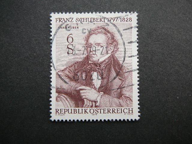 Austrija 1978 1590 Kompozitorius Muzika antsp. #