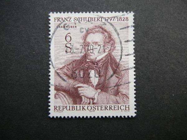 Austrija 1978 1590 Kompozitorius Muzika antsp. #