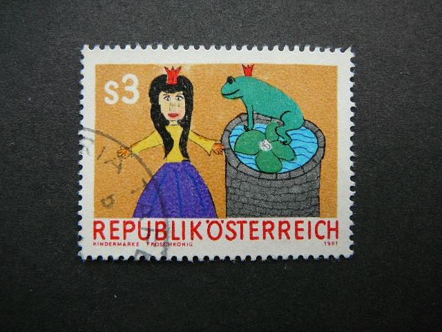 Austrija 1981 1674 Vaiku piesiniai antsp. #