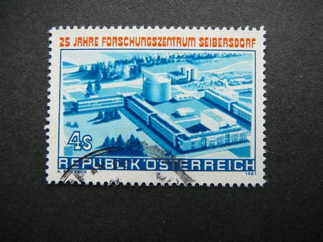 Austrija 1981 1673 Tyrimų centras antsp. #