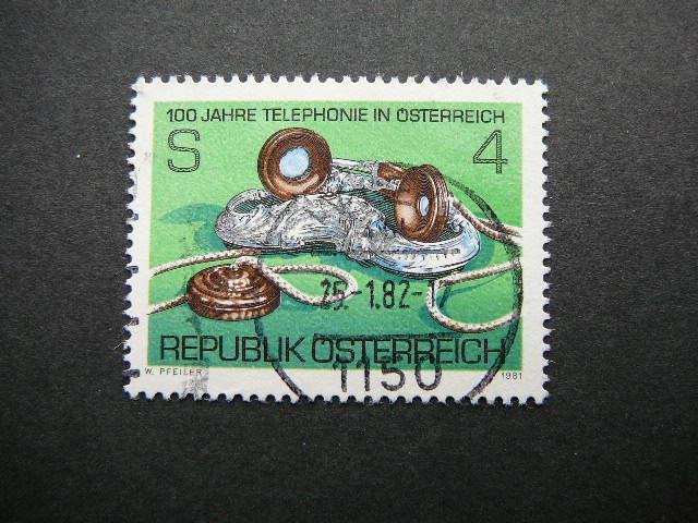 Austrija 1981 1672 Telefonas antsp. #