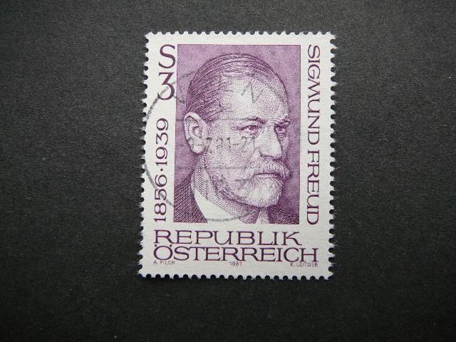 Austrija 1981 1668 Z. Froidas psichologas antsp. #