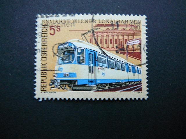 Austrija 1988 1917 Traukiniai antsp. #