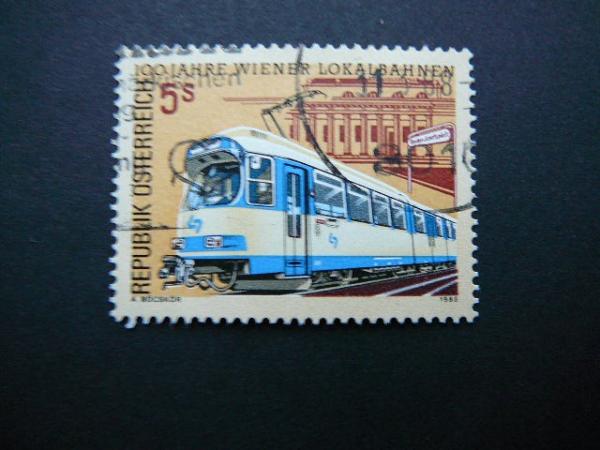 Austrija 1988 1917 Traukiniai antsp. #