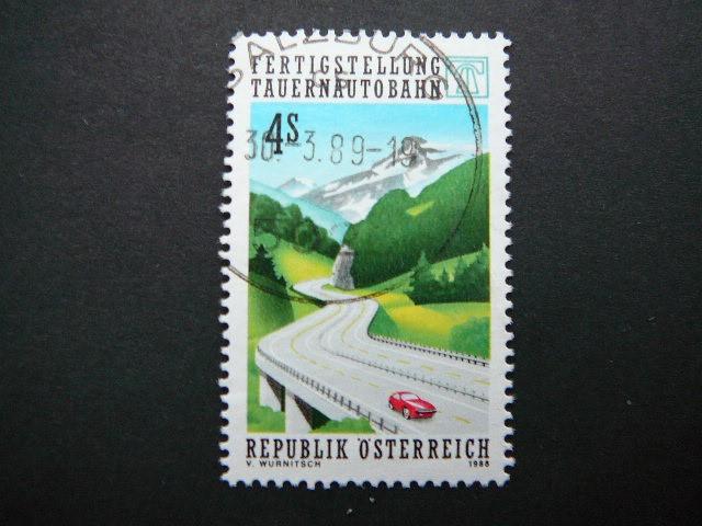 Austrija 1988 1928 Automobiliai Kalnai antsp. #