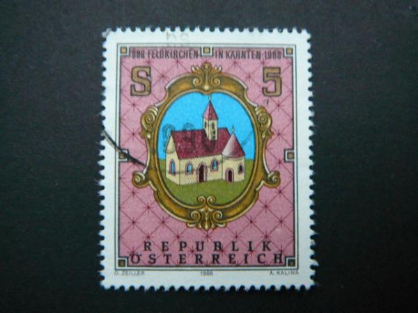 Austrija 1988 1933 Herbas antsp. #